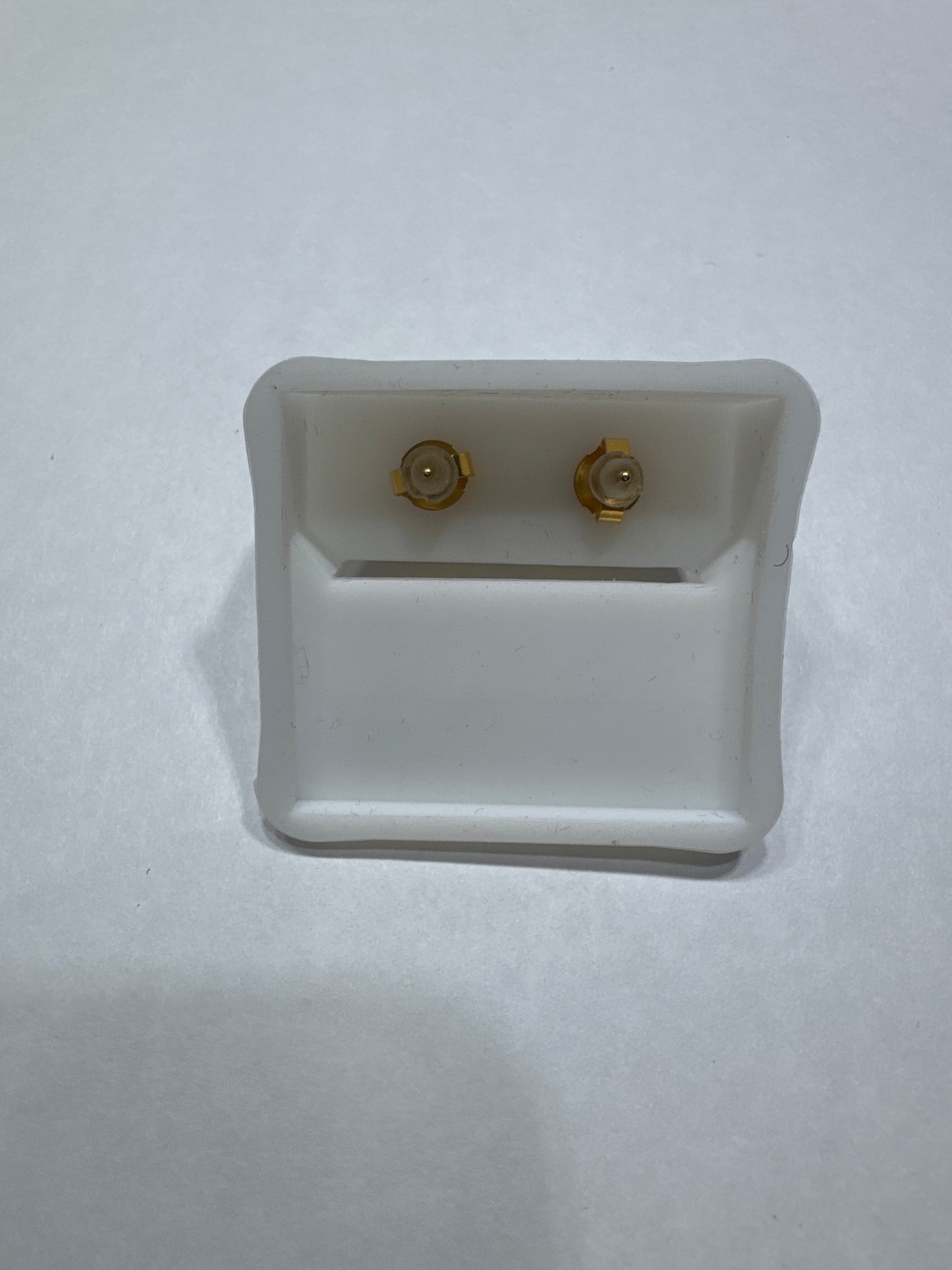 925 Silver Plated Yellow Gold VVS Moissanite 3.01ctw 13mm Flower shaped screw back earrings size large