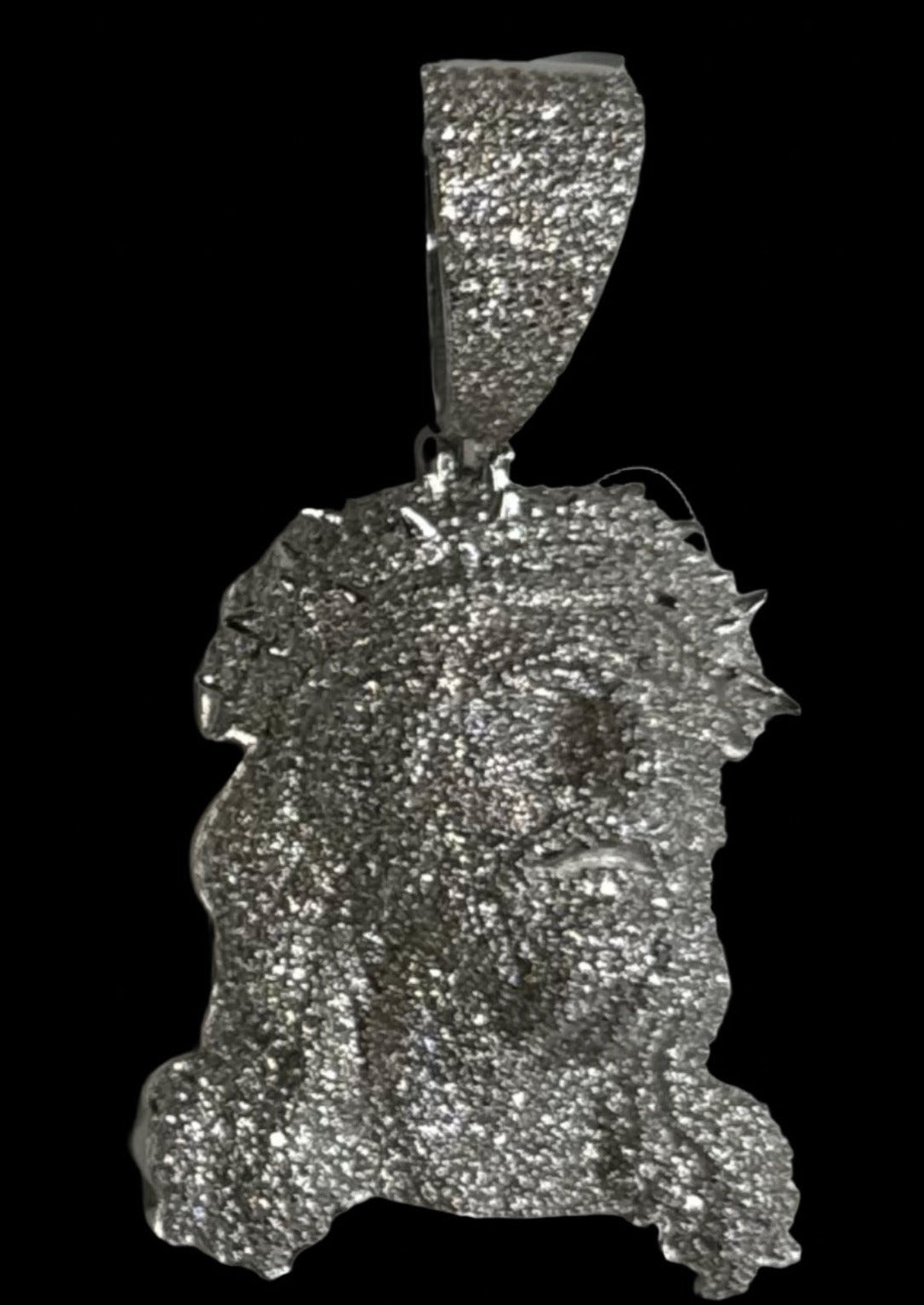 Jesus Pendant With Solid Back 2 inches 5.65Cwt