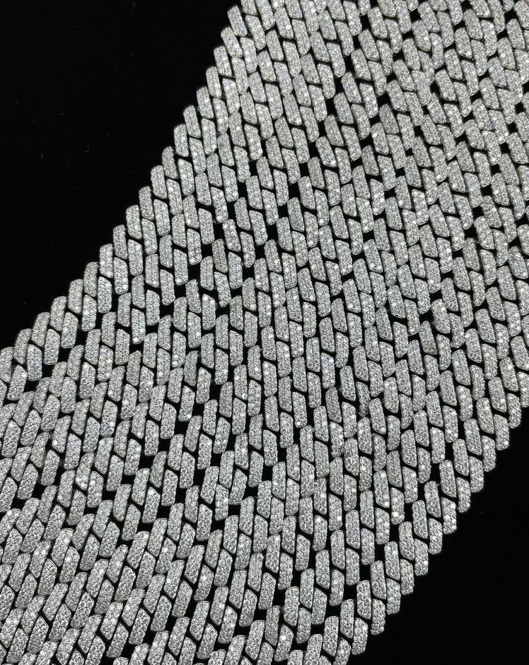 Unisex Cuban Moissanite Chain 6mm